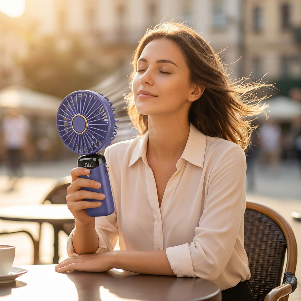 Ventilateur portable 5 vitesses